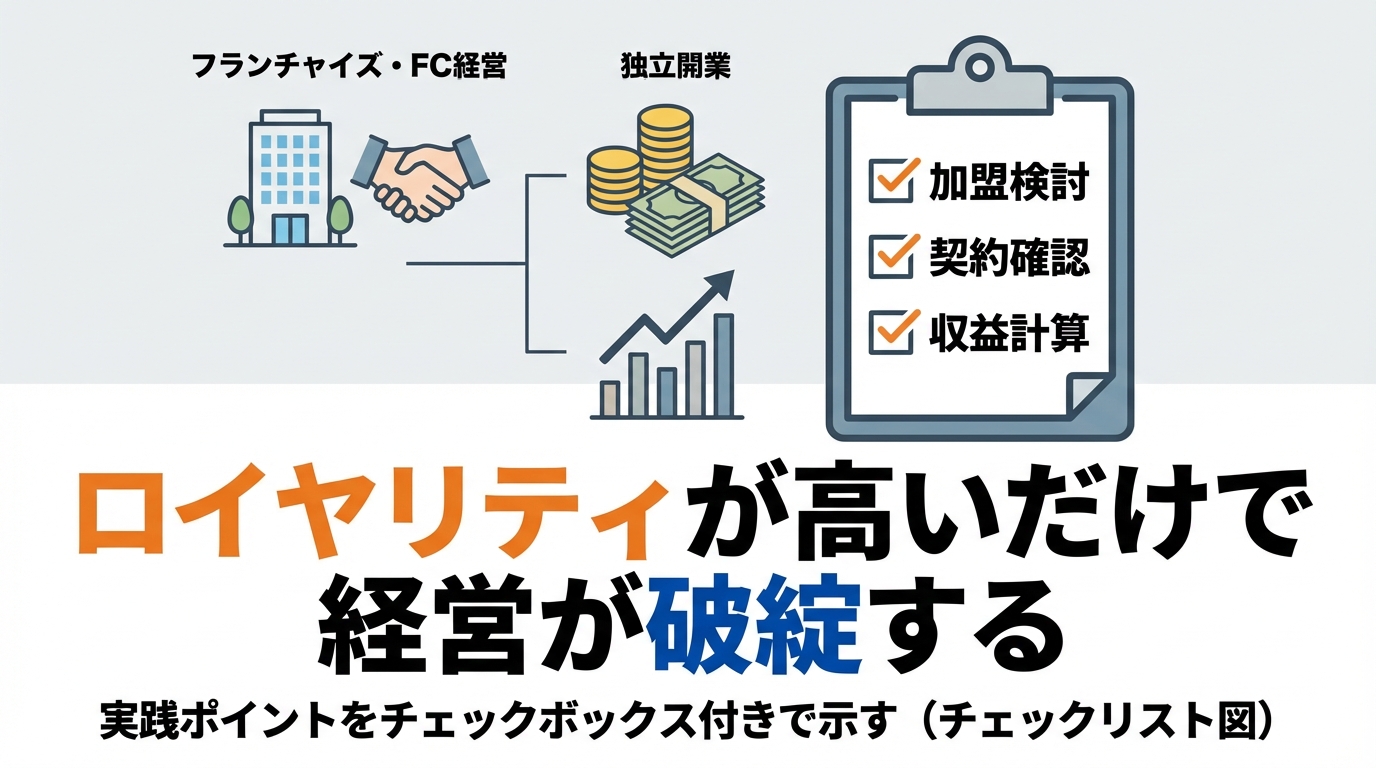 ロイヤリティが高いだけで経営が破綻する