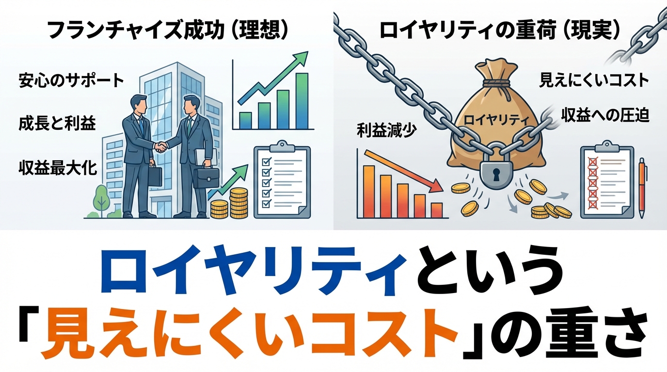ロイヤリティという「見えにくいコスト」の重さ