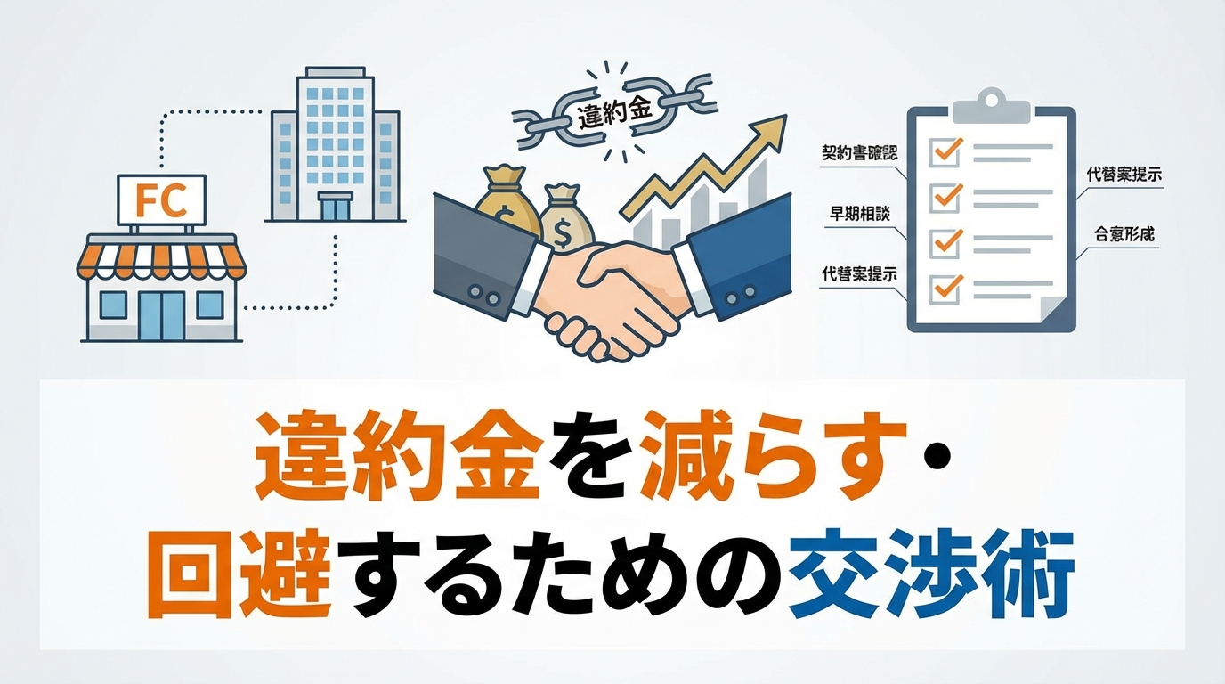 違約金を減らす・回避するための交渉術