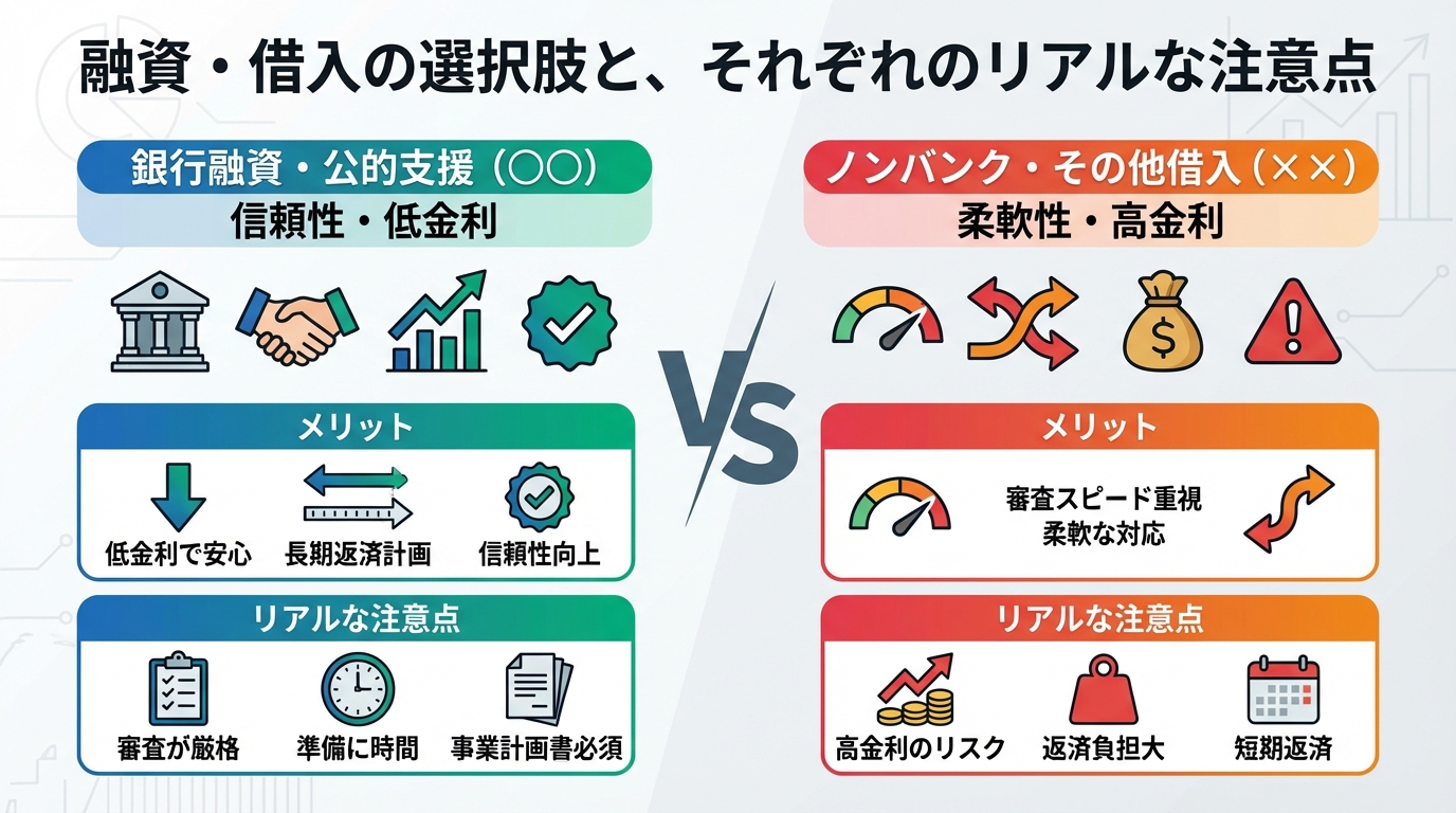 フランチャイズ開業資金の融資・借入で失敗しない完全ガイドに関する図解