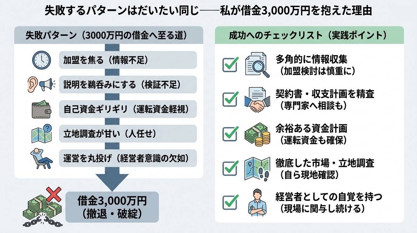 失敗するパターンはだいたい同じ——私が借金3,000万円を抱えた理由