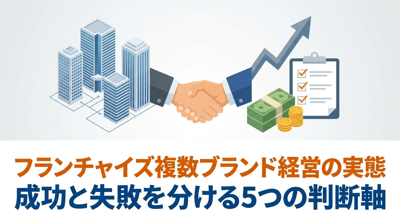 フランチャイズ複数ブランド経営の実態|成功と失敗を分ける5つの判断軸