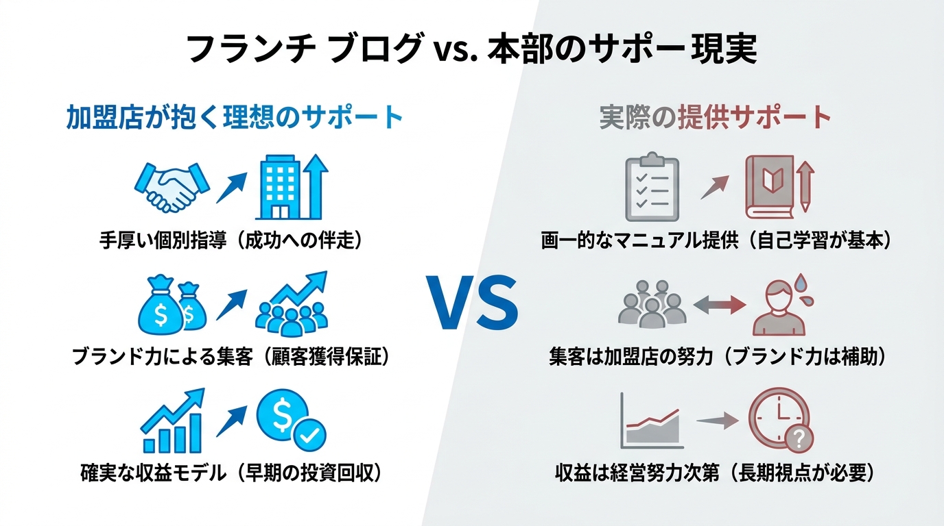 「本部サポート」への期待と現実のギャップ