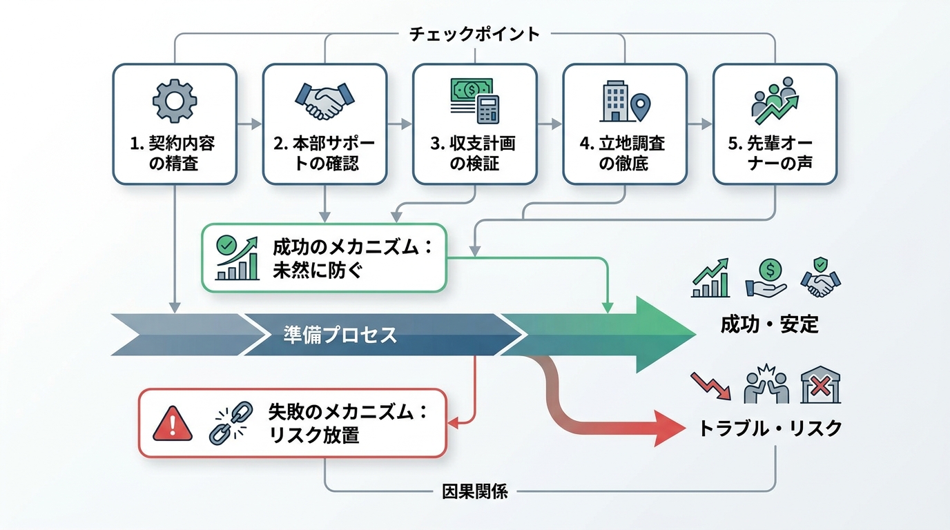 トラブルを未然に防ぐための5つのチェックポイント