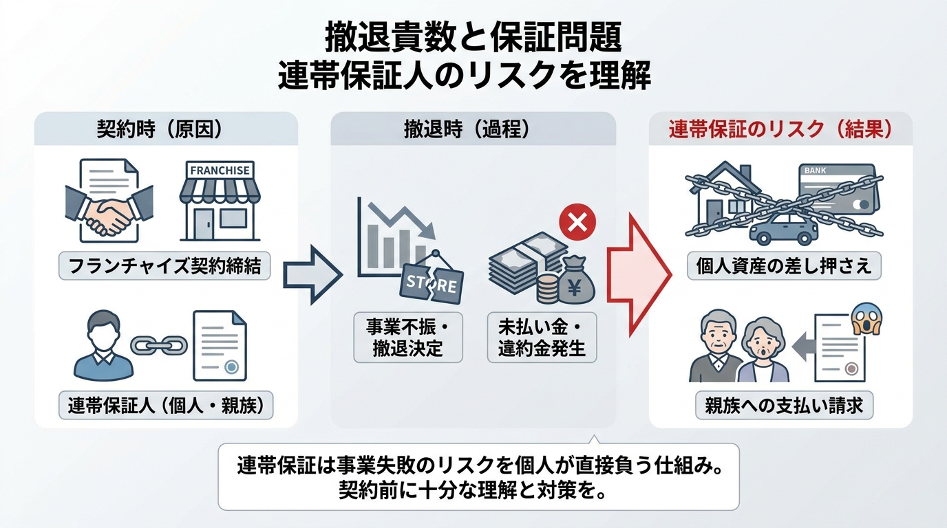 撤退時の借金・保証問題｜連帯保証のリスクを知っておく